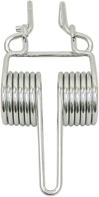 Mola cromada da tampa traseira Empi 00-8661-0 para Volkswagen Beetle Type 1 e Dune Buggy – 1 unidade