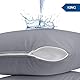 Utopia Bedding Waterproof Zippered Pillow Encasement – Pillow Protectors Jersey - 20 x 38 Inches (Pack of 2, King, Grey)