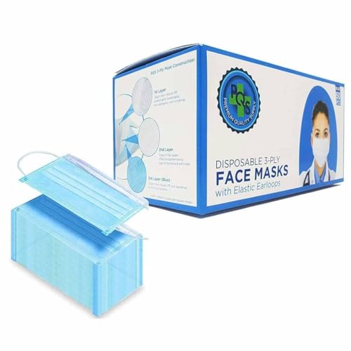 Hear Clear EN-148 Pqs Disposable Face Masks | 3-Ply Mask - Soft & Comfortable, Hypoallergenic cover
