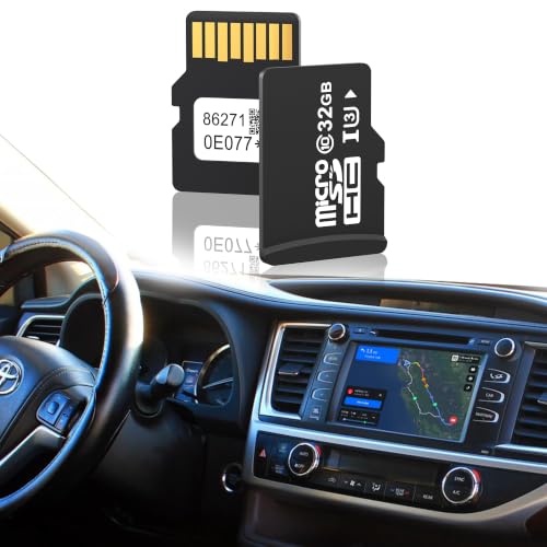 2026 Latest 86271-0e077 Navigation SD Card Fits Toyota Prius Highlander 4Runner Camry Corolla Tacoma RAV4 Tundra Sienna Venza Mirai Avalon, Toyota Navigation SD Card Update USA CAN MEX Offline Maps