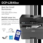 Brother DCP-L2640DW Multifunction Monochrome Laser Printer for Business with 700 Prints in Box
