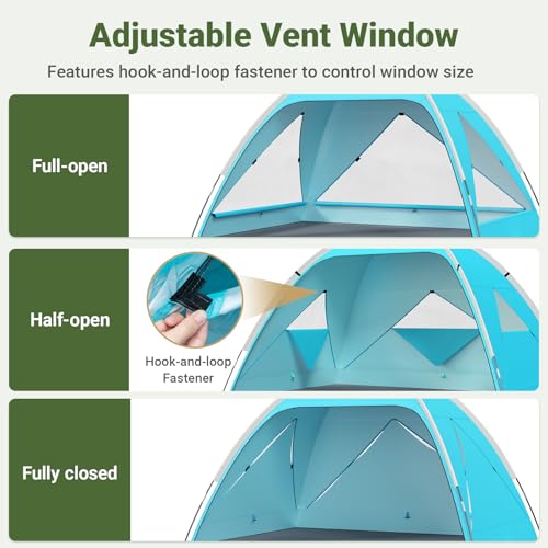 Wolfwise 3-4 Person Beach Cabana