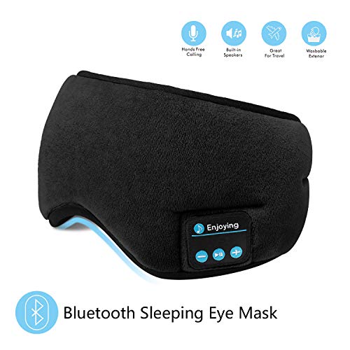 SKYEOL Bluetooth Sleeping Eye Mask Headphones, 5.3Wireless Bluetooth Headphones Adjustable&Washable Music Travel Sleeping Headset with Built-in Speakers Microphone Hands-Free for Sleeping (Black) SKYEOL Bluetooth Sleeping Eye Mask Headphones, 5.3Wireless Bluetooth Headphones Adjustable&Washable Music Travel Sleeping Headset with Built-in Speakers Microphone Hands-Free for Sleeping (Black)