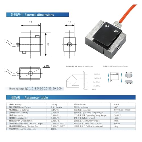Capteur de charge portable mini S pour tester la force de vos objets
