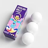 POITOI Juggling Balls Light Up Juggling Ball Glow in The Dark LED Juggling Balls USB Rechargeable 105g/3.9oz