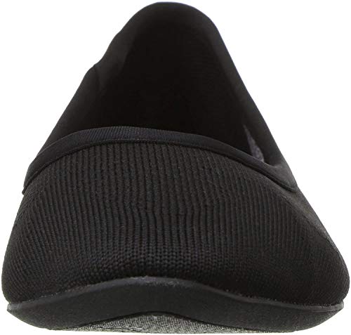 Skechers Womens Cleo Sass Ballet Flat,Black,8 M US