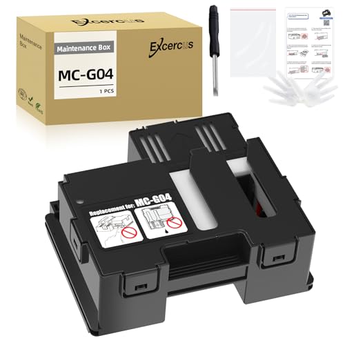 EXCERCUS MC-G04 Maintenance Box Ink Remanufactured for G3270 G3370 G2470 G3472 G4470 G3670 G3630 G3675 G3871 G2270 G1230 G1430 G2470 G3470 G3471 G3472 G4470 Printer (1-Pack)