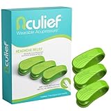 Aculief Hand Acupressure Magnet Clip - Stress & Tension Management Pressure Point Tool - Wearable On-the-Go Hand Pressure Point Clip - Targeted LI4 Acupressure Spot - Regular Size, Green, Pack of 3