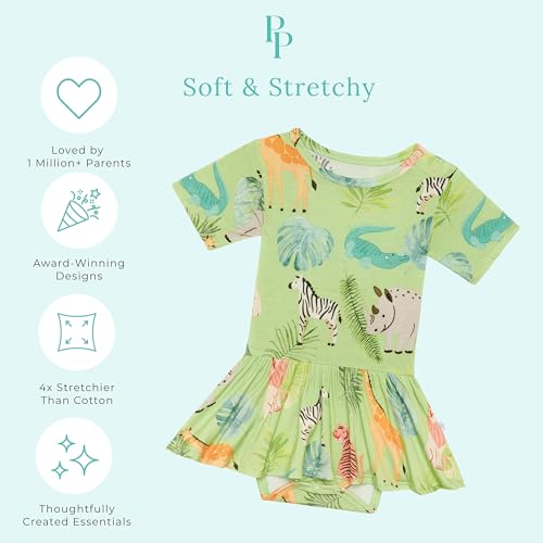 Posh Peanut Baby & Little Girls Dresses for Summer - Twirl Bodysuit Dresses for Girls Made of Soft Viscose from Bamboo3