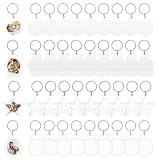 Photo Gallery cyzbl – 40 pezzi portachiavi in acrilico con foto – scatola trasparente vuota portachiavi per animali domestici, foto fai da te, souvenir, artigianato (4 misure) Photo Gallery cyzbl – 40 pezzi portachiavi in acrilico con foto – scatola trasparente vuota portachiavi per animali domestici, foto fai da te, souvenir, artigianato (4 misure)