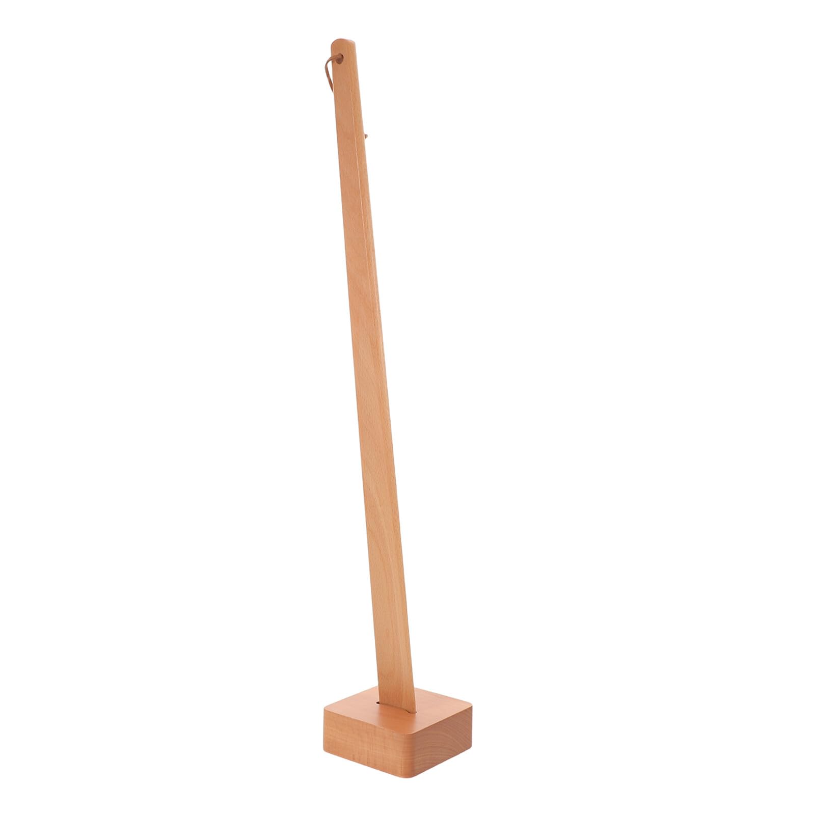 Gatuida Calzador de Madera de Mango Largo de 55 Cm con Soporte Estable para Facilitar el Calzado Hogar, Adecuado para Hombres y Adultos en Salas de Estar
