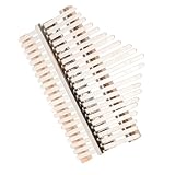 LRXIYODE Selbstgemacht Kalimba Satz 21 Tasten Daumenklavier Zubehör aus Langlebigem Material mit Brücke Selbstgemacht Daumenklavier Kit zum Musizieren und Üben Platzsparend für Reisen