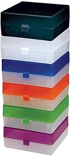 Argos R3125 Translucent Polypropylene 100 Place Microcentrifuge Tube Cryogenic Storage Box with Natural Lid for 0.5, 1.5 and 2.0mL Microcentrifuge Tubes (Pack of 5)