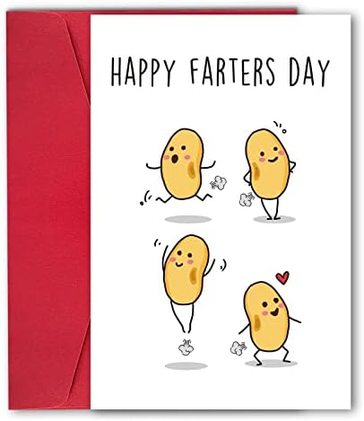 Happy Farters Day Card, Cute Pun Fathers Day Card, Dad Card for Father Stepdad Father-in Law