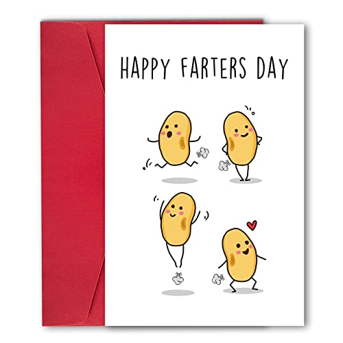 Happy Farters Day Card, Cute Pun Fathers Day Card, Dad Card For Father Stepdad Father-In Law #TOP6