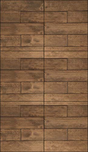 Papel de Parede Revestimento Azulejo Lavável Madeira