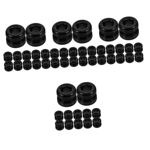 Abaodam 4sets Guitar String Bead Set Practical Guitar Tail Beads Enhance Sound for Acoustic 20pcs*4