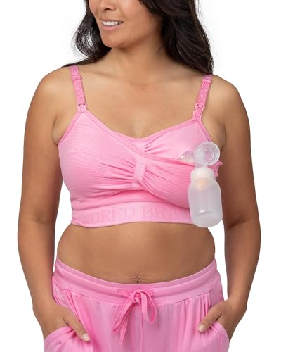 Image of Kindred Bravely Sublime Pumping Bra Hands Free, Adjustable Pumping & Nursing Bra with EasyClip for All Breast Pumps
