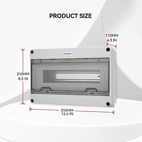 Boîte de protection de distribution MOLLOM 15 voies pour sécuriser le jardin et la maison