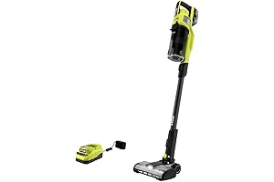 RYOBI 18V ONE+ HP Cordless Brushless Pet Stick Vacuum Kit (Renewed)
