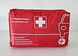auto verbandtasche din 13164 Auto Verbandstasche KFZ Verbandskasten Verbandtasche Erste Hilfe DIN 13164 Rot Maßgeschneiderte Sicherheit für Ihr Kfz und für Ihre persönliche Sicherheit in Gefahrensituationen. Verbandtasche aus wiederstandsfähigem und robustem Nylon - Inhalt nach neuer DIN 13164 - 2014 / Abmessung: 230 x 145 x 70 mm (B x H x T). Haltbarkeit der Steril Teile bis Monat 02 / Jahr 2024.