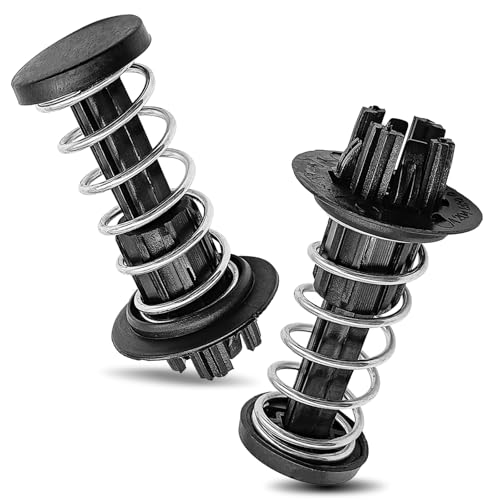 SYudwen A2048800227 Hood Catch Spring Safety Engine Hood Spring, Engine Cover Safety Clip Buffer Compatible with Mercedes Benz X204 W204 C300 W212 C350 2 Pack Black