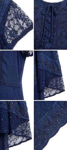 Image of Sakkas Marigold Embroidered Fairy Dress
