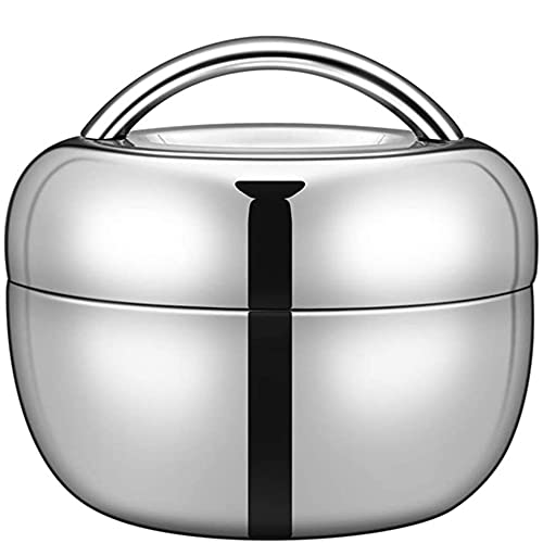 H&RB Bouteille Isotherme Alimentaire Container Acier Inoxydable pour Aliments Chaud ou Froid | Contenant Thermo | Boite, Conteneur, Recipient Thermique INOX | sans BPA