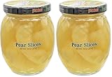 MW Polar Pear Slices in Light Syrup, glass jar 10oz (Pack of 24)