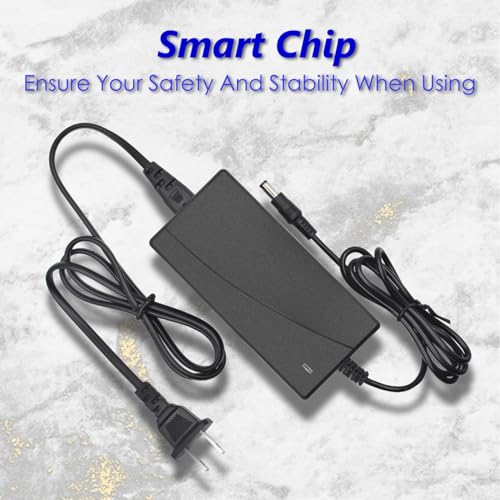 image for Cordro 42V 2A Charger Universal 5 Plugs Replacement for 36V Lithium Ba