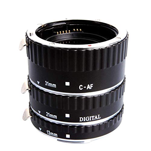 Mcoplus C-AF-A Auto Focus Metal Macro Extension Tube Set for Canon EOS EF