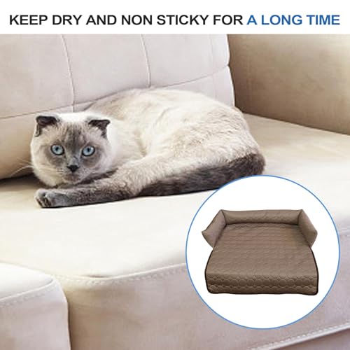 Lit pour chien rafraîchissant contre la chaleur : tapis coussin antidérapant lavable en chambre - 8