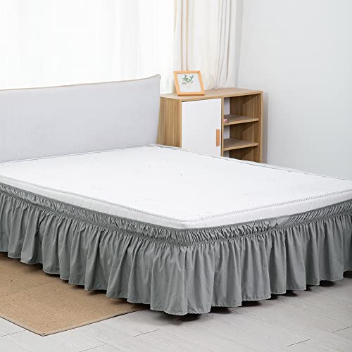 Treeflyheart ベッドスカート ポリエステル ベッドカバー