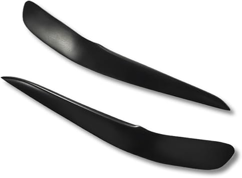 Left Right Eyelid Trim for Altezza 1999-2004 Carbon Fiber Headlight Cover Eyelid Glass Front Lamp Eyebrow StickerMatt Black