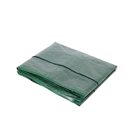 Mini-Gewächshaus mit 4 Etagen, durchsichtig, 69 x 49 x 160 cm, kleines PE-Gitter, Garten-Gewächshaus, Pflanzenhausabdeckung für Garten und Außenbereich (ohne Eisenrahmen)