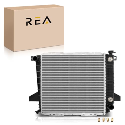 Image of Engine Coolant Radiator with Transmission Oil Cooler Compatible with Ford Ranger 2.3L 1995-1997, F-100 Ranger 2.3L 1996-1997, F-100 Ranger 3.0L 1996-1997, Mazda B2300 2.3L 1995-1997 Replace F57Z8005A