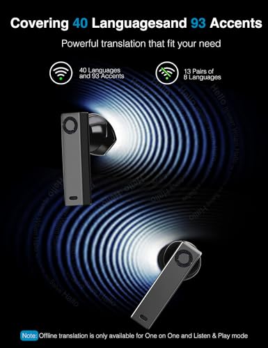 Timekettle X1 AI Interpreter Hub, Standalone Entity, 40-Language Two-Way Translator Earbuds, Simultaneous Translator Device for 20-Person Multilingual Meetings, Ideal for Business and K-12 Education