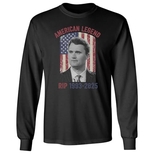American Legend RIP Charlie Kirk - Memorial Tribute Long Sleeve T-Shirt