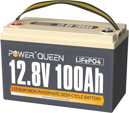 Power Queen Batterie Lithium 12V 100Ah LiFePO4