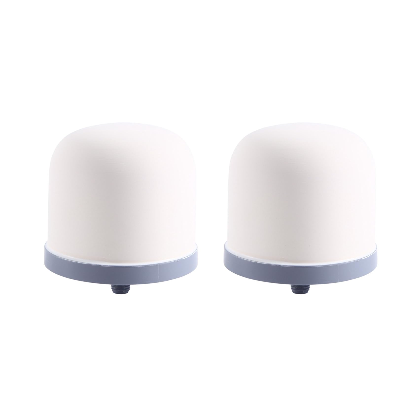 Vjsujehgy 2Pcs Ceramic Filter Magnetized Mineral Water Purifier Water Filter Ceramic Hemisphere Water Filters for Household