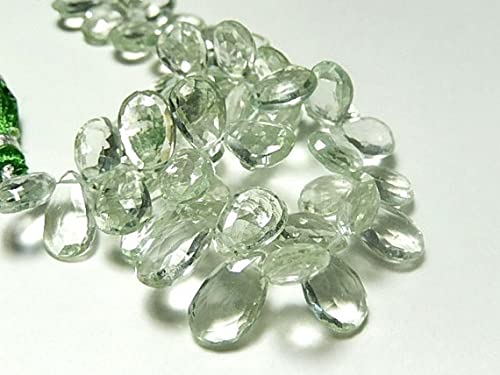 Améthyste verte briolette de qualité supérieure pour joaillerie fine