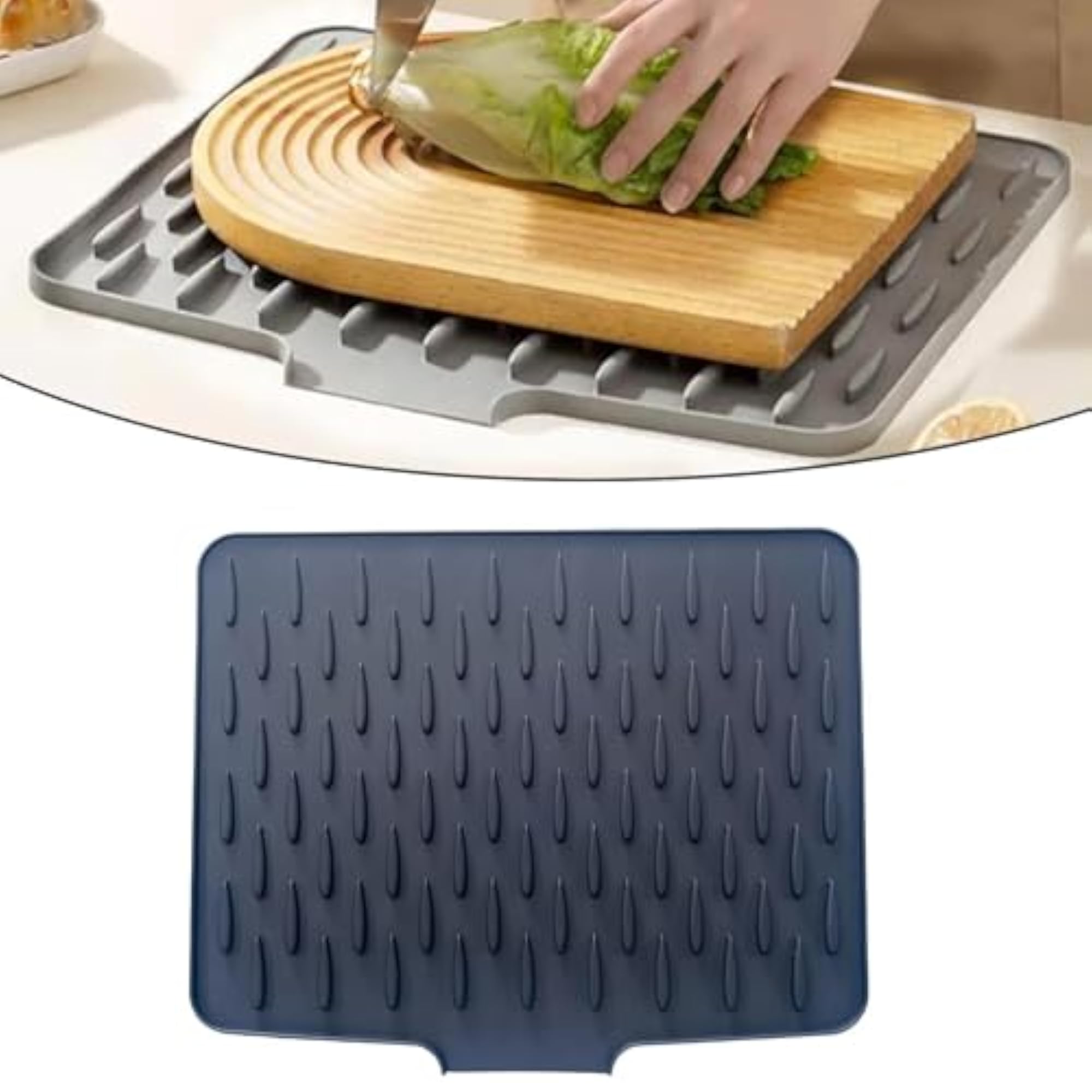 Silicone Dish Drying Mat for Kitchen Counter