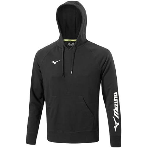 Mizuno Ter Hoodie Jr Veste Mixte bébé, Mixte bébé, Veste, 32EC9B60, Noir, 9 años