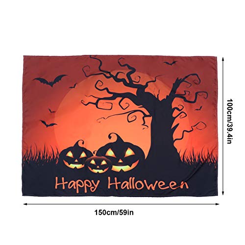 KESYOO Halloween Pano de Fundo Foto Fantasma AbÃ³bora Voando Fundo de Fotografia TapeÃ§aria de Pared