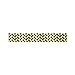 Wrapables Colorful Patterns Washi Masking Tape, Lime and Brown Chevron