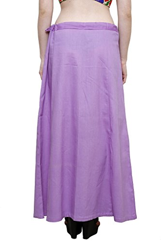Image of Pistaa's combo of Women's Cotton Best Plain Solid Indian Readymade Inskirt Saree petticoats