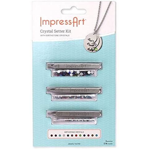 ImpressArt Crystal Setter Kit With Assorted Birthstone Crystals Cover