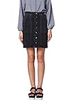  ESPRIT Damen 028EE1D009 Rock, Schwarz (Black Medium Wash 912), 34