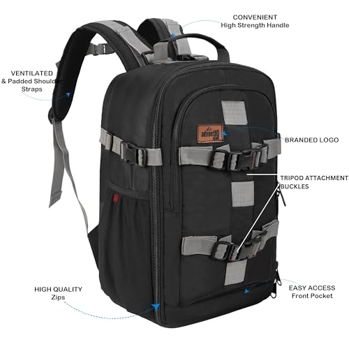 Image of Camera Bag Pro-Runner 414 DSLR /SLR Camera Backpack with Raincover & Antitheft Laptop compartment Camera Bag