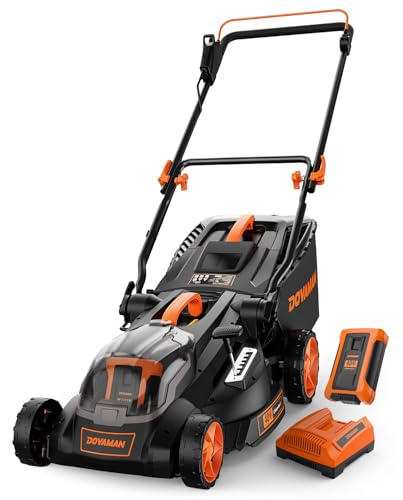 Image of 40V 19 inch Cordless Lawn Mower, Brushless Push Lawn Mower w / 13.2Gal Bag, 98% Grass Collection, 3-Step Quicker Foldable, 6-Position Height Adjustment Meets Various Cutting Needs